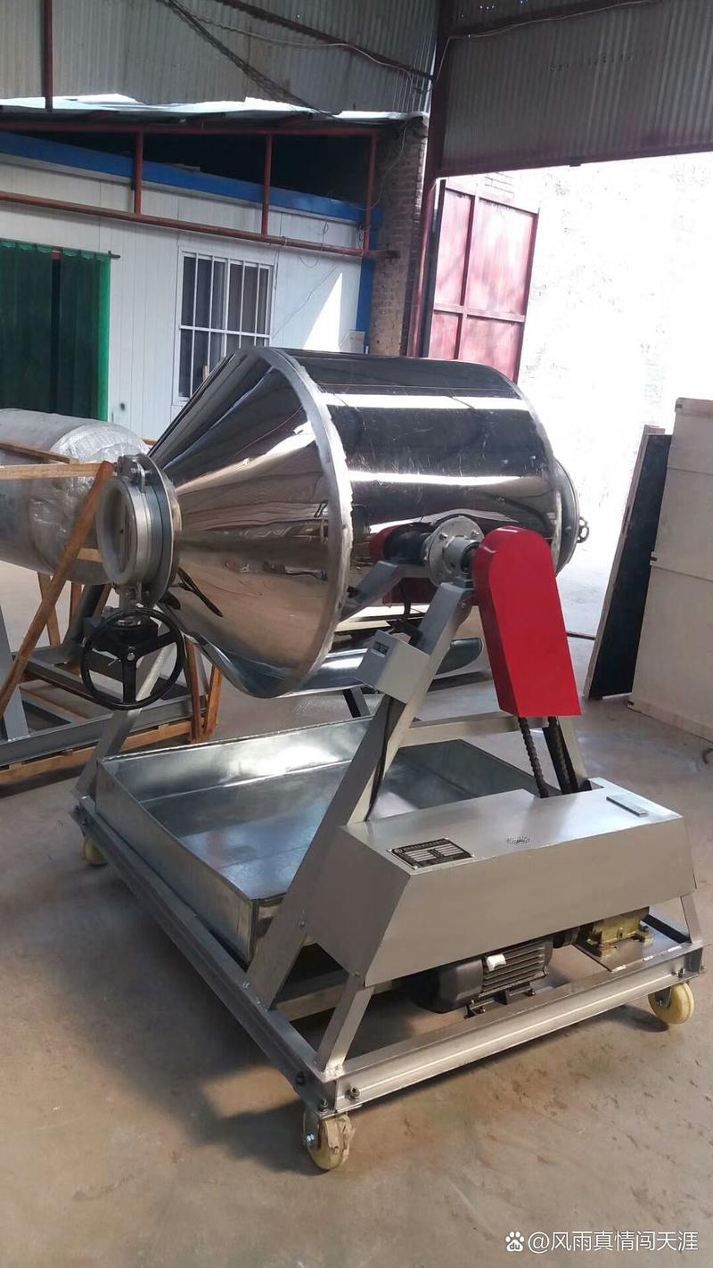 腰鼓式不銹鋼攪拌機 不銹鋼干粉混合機,二維立體攪拌,攪拌均勻無死角,
